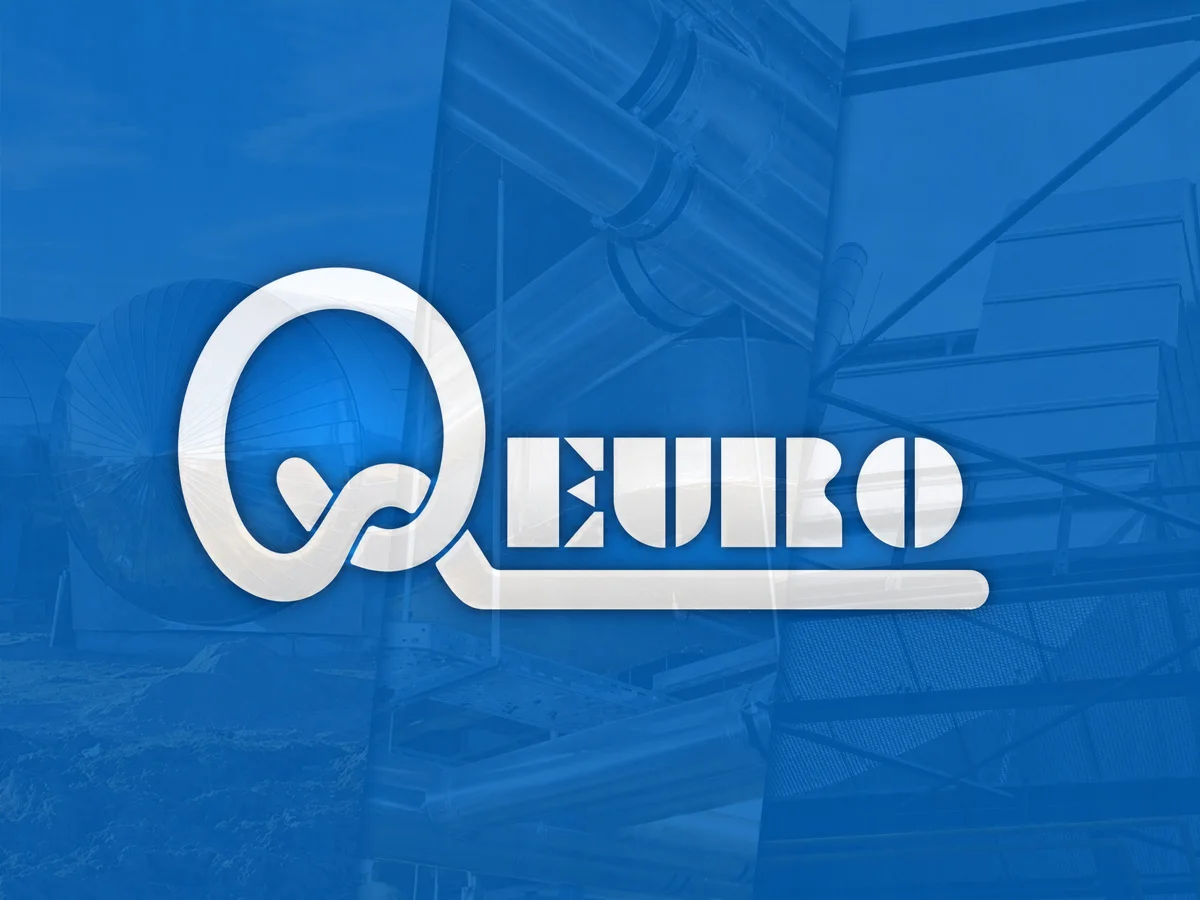 Q.EURO-Logo vor einer Collage aus Rohrleitungen und technischen Isolierungen