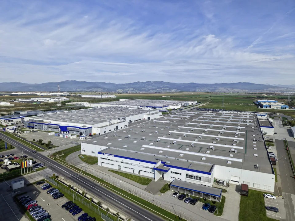Luftaufnahme des Star-Assembly-Werks in Sebeș